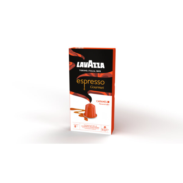 Lavazza Espressokapsel Gourmet Nespresso® Maschine Caramel Intensität: 8 10 x 5,65 g/Pack.