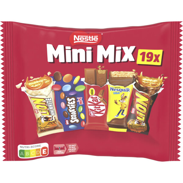 Nestlé Schokolade Mini Mix 19 St./Pack.
