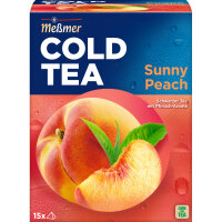 Meßmer Tee Cold Tea Eistee Sunny Peach 15 x Btl./Pack.
