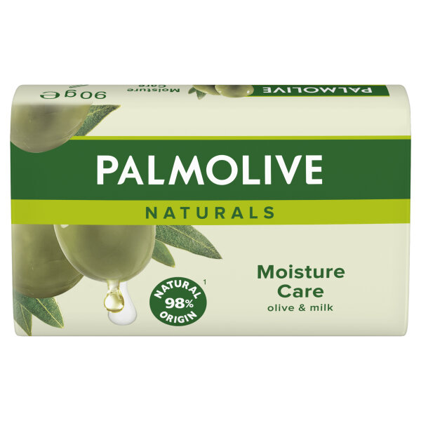 Palmolive Seife Naturals Moisture Care Olive/Milch dermatologisch getestet 90g
