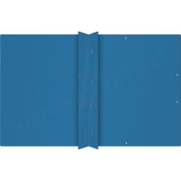 System-2-Falzhefter TOBRO 13-11R-320, 2 F&auml;lze, Kaufm.-Beh&ouml;rdenheftung, 320 g-m&sup2;, Verpackungseinheit 100 St&uuml;ck blau