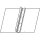 System-2-Falzhefter TOBRO 13-11R-320, 2 Fälze, Kaufm.-Behördenheftung, 320 g-m², Verpackungseinheit 100 Stück blau