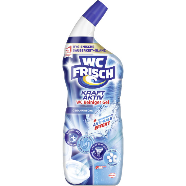 WC frisch WC-Reiniger Kraft Aktiv Ozeanfrische pH-Wert: 2,1-2,5 0,75l