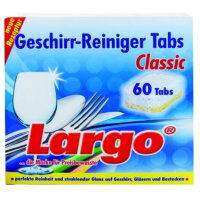 Largo Spülmaschinentabs Classic Zitrus 60 x 18 g/Pack.