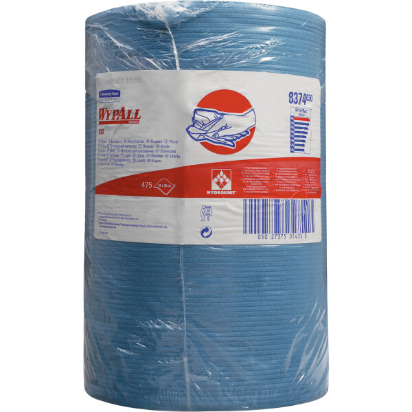 WYPALL Wischtücher X80 42 x 38 cm (B x L) 80 % Zellstoff, 20 % Polypropylen stahlblau