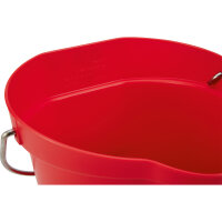 VIKAN Putzeimer 12l Polypropylen rot