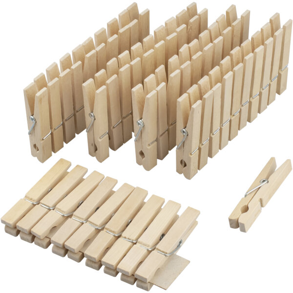 BÜMAG Wäscheklammer Holz braun 50 St./Pack.