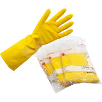 Vileda Gummihandschuhe Contract S Naturlatex gelb