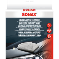 SONAX Microfasertücher soft touch 40 x 40 cm (B x L)...
