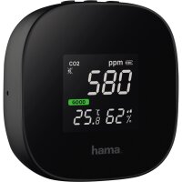 Hama Luftsensor Innenbereich 7,5 x 7,5 x 3,5 cm (B x H x...