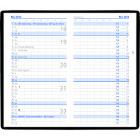 ZETTLER Taschenkalender 2025 50g/m² farbig sortiert...