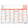 ZETTLER Tafelkalender 900 2026 6 Monate/1 Seite DIN A6 Mondphasen, Ferientermine Karton
