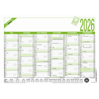 ZETTLER Tafelkalender 904 2026 6 Monate/1 Seite DIN A5...