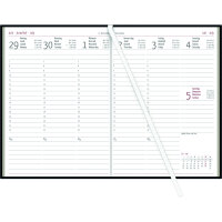 ZETTLER Buchkalender 2026 14,6 x 21 cm (B x H) 1 Woche/2...