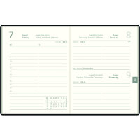 ZETTLER Taschenkalender 2026 farbig sortiert (freie...