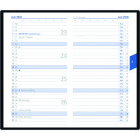 ZETTLER Taschenkalender 2026 50g/m² farbig sortiert...