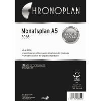 Chronoplan Einlage Kalender 2026 DIN A5 1 Monat/1 Seite...