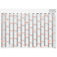 Glocken Plakatkalender 2026 98 x 68,5 cm (B x H) 14...