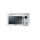 SEVERIN Mikrowelle MW 7774 48,3 x 28,1 x 43,5 cm (B x H x T) 25l 900W Pizza-Teller (Ø: ca. 28 cm), Grillrost, antihaftbeschichteter Crispy Teller Edelstahl, gebürstet