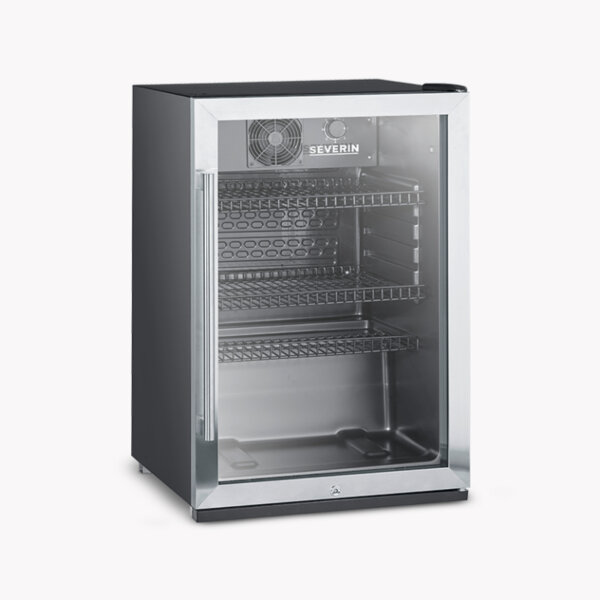 SEVERIN Kühlschrank FKS 8840 54,5 x 84 x 54 cm (B x H x T) C 358 kWh/Jahr 118l schwarz/silber
