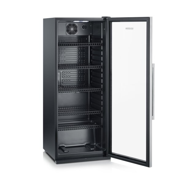 SEVERIN Kühlschrank 54,5 x 141 x 54 cm (B x H x T) C 449 kWh/Jahr 237l schwarz