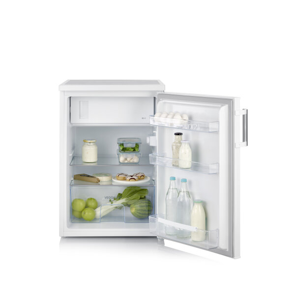 SEVERIN Kühlschrank 55,5 x 84,5 x 59,8 cm (B x H x T) C 87 kWh/Jahr 107l weiß