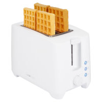 Clatronic Toaster TA 3801 13,1 x 17,1 x 23,5 cm (B x H x T) 650-750W 2 Toastkammern mit Brötchenaufsatz inkl. Brötchenaufsatz (abnehmbar)