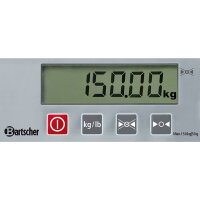 Bartscher Paketwaage 150kg mit Netzanschluss