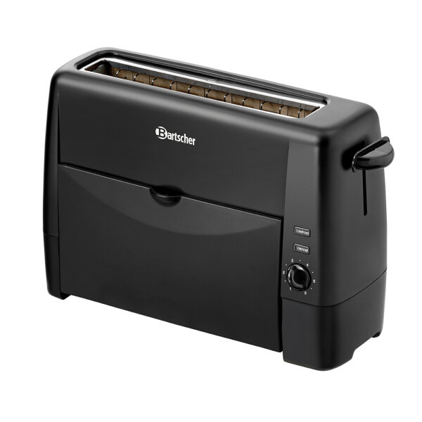 Bartscher Toaster TS20Sli 40,5 x 26,8 x 15,2 cm (B x H x T) 1.300W 1 Toaskammer ohne Brötchenaufsatz