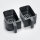 SEVERIN Heißluftfritteuse Black Line Dual 39,5 x 29,8 x 37,6 cm (B x H x T) 2.600W 2 x 4l