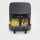 SEVERIN Heißluftfritteuse Black Line Dual 39,5 x 29,8 x 37,6 cm (B x H x T) 2.600W 2 x 4l