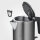 SEVERIN Wasserkocher WK 9342 1l Edelstahl dark inox/schwarz/edelstahl