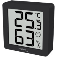 technoline® Thermometer WS 9425 4,4 x 4,4 x 1,4 cm (B x H x T) digital Batterie CR2032 Wandbefestigung möglich 3 St./Pack.