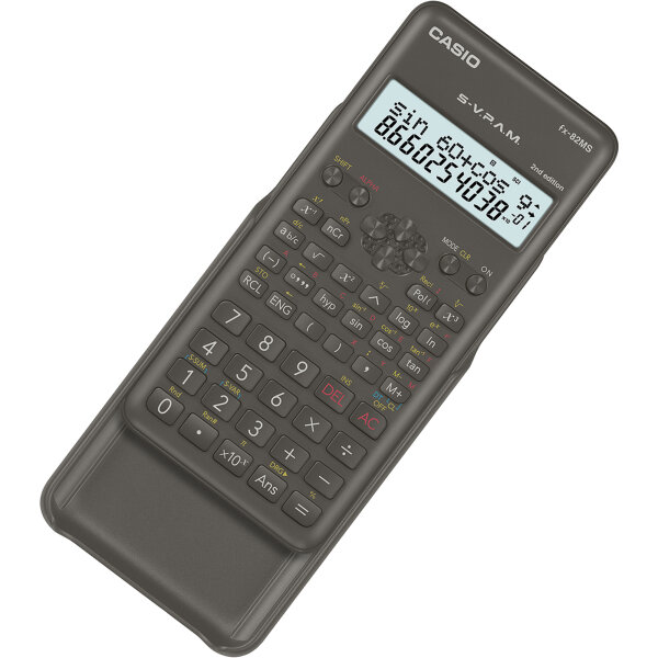 CASIO® Schulrechner FX-82MS 2nd edition 1 x 12-stellig, 1 x 10+2-stellig schwarz