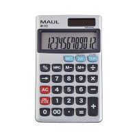 MAUL Taschenrechner M 112 1 x 12-stellig silber Batterie,...