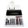Sharp Tischrechner EL2607LG schwarz/rot 222 x 78 x 335 mm (B x H x T) Batterie, Netzbetrieb weiß