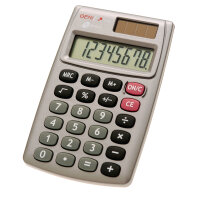 GENIE® Taschenrechner 510 1 x 8-stellig grau...
