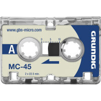 Grundig Diktierkassette MC-45 45min 3 St./Pack.