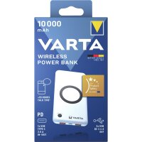 Varta Powerbank Wireless 77,5 x 15 x 157,5 mm (B x H x T)...