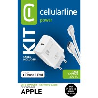 cellularline Ladegerät Kommunikationstechnik USB-C...