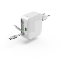 Hama Reisenetzteil 200-240V Kunststoff weiß