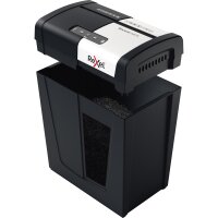 Rexel® Aktenvernichter Secure MC6 Whisper-Shred™ P-5 Papier, Heftklammern, Büroklammern Partikelschnitt schwarz