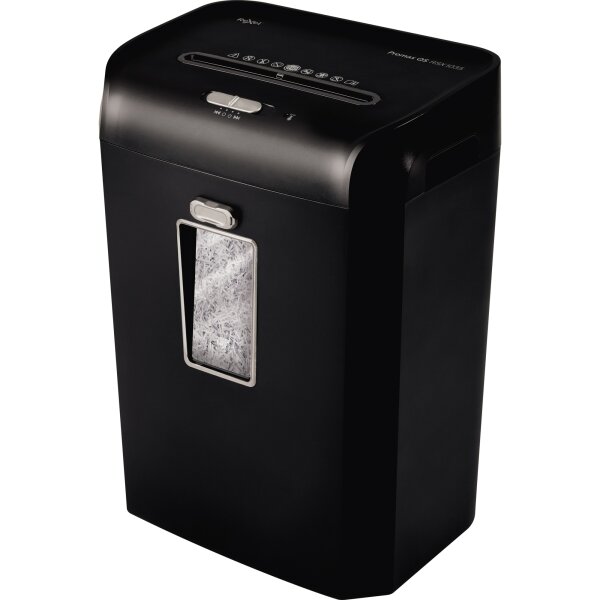 Rexel® Aktenvernichter ProMax RSX1035 P-4 Papier, Heftklammern, Büroklammern, Kreditkarten Partikelschnitt schwarz
