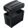 Rexel® Aktenvernichter Secure X6-SL Slimline Whisper-Shred™ P-4 Papier, Heftklammern, Büroklammern Partikelschnitt schwarz