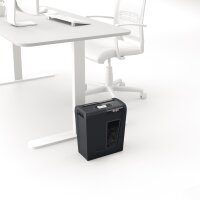 Rexel® Aktenvernichter Secure S5 P-2 Papier, Heftklammern, Büroklammern Streifenschnitt schwarz