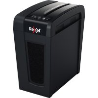 Rexel® Aktenvernichter Securl X8-SL Slimline Whisper-Shred ™ P-4 Papier, Heftklammern, Büroklammern Partikelschnitt schwarz