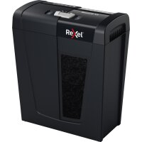 Rexel® Aktenvernichter Secure X8 P-4 Papier, Heftklammern, Büroklammern Partikelschnitt schwarz