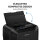 Fellowes® Aktenvernichter AutoMax™ 80M P-4 Papier, Heftklammern, Büroklammern, Kreditkarten Partikelschnitt 8 Bl. manuell, 80 Bl. automatisch schwarz