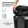Fellowes® Aktenvernichter Powershred® LX50 P-4 Papier, Heftklammern, Büroklammern, Kreditkarten Partikelschnitt schwarz