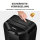 Fellowes® Aktenvernichter Powershred® LX50 P-4 Papier, Heftklammern, Büroklammern, Kreditkarten Partikelschnitt schwarz